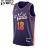Barn Phoenix Suns Tröja Yuta Watanabe Nike 2023-24 City Edition Lila Swingman